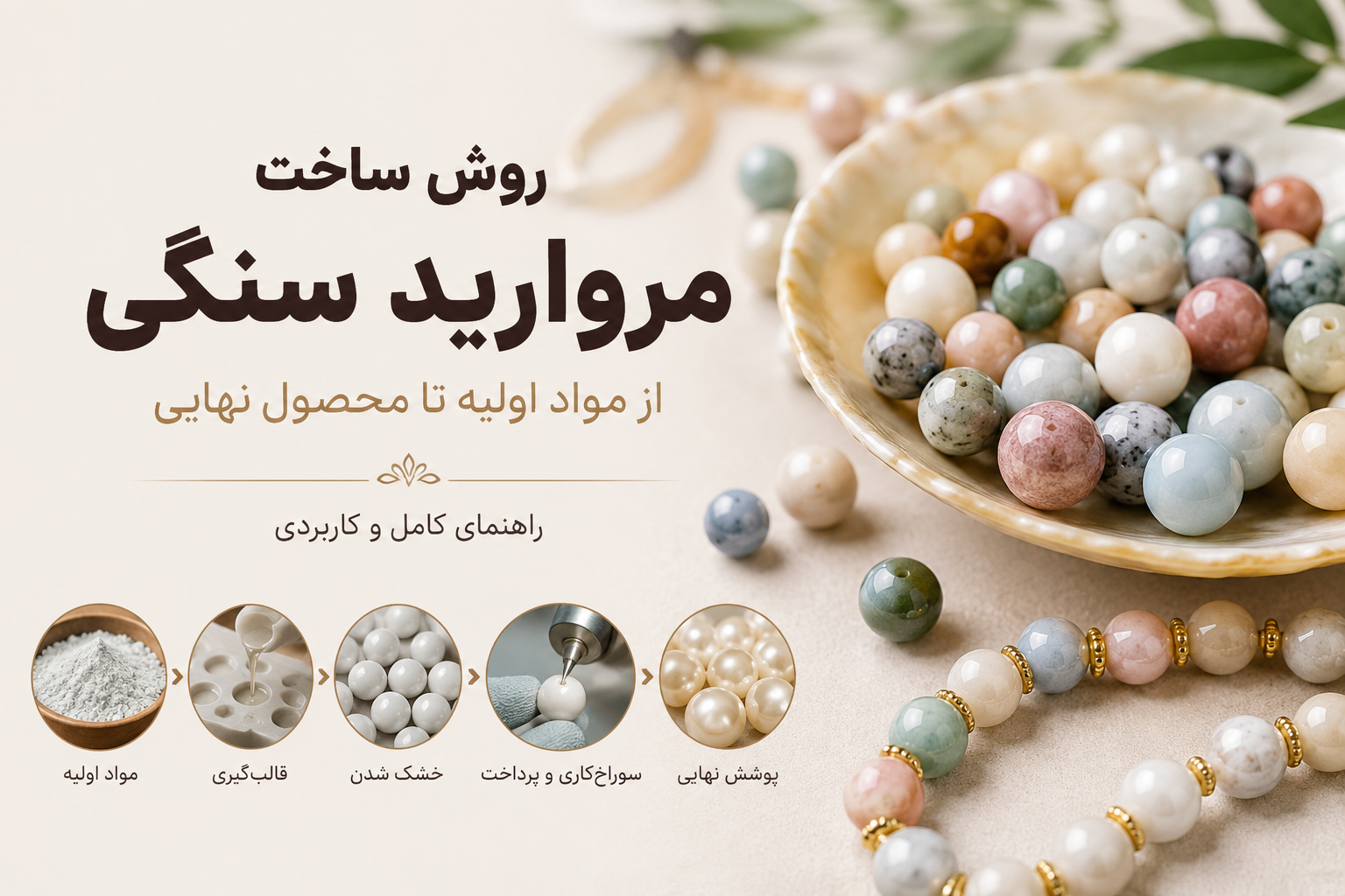 روش ساخت مروارید سنگی